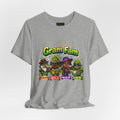 Gram Fam Graphic Tee — Retro Cartoon Family Cannabis Shirt