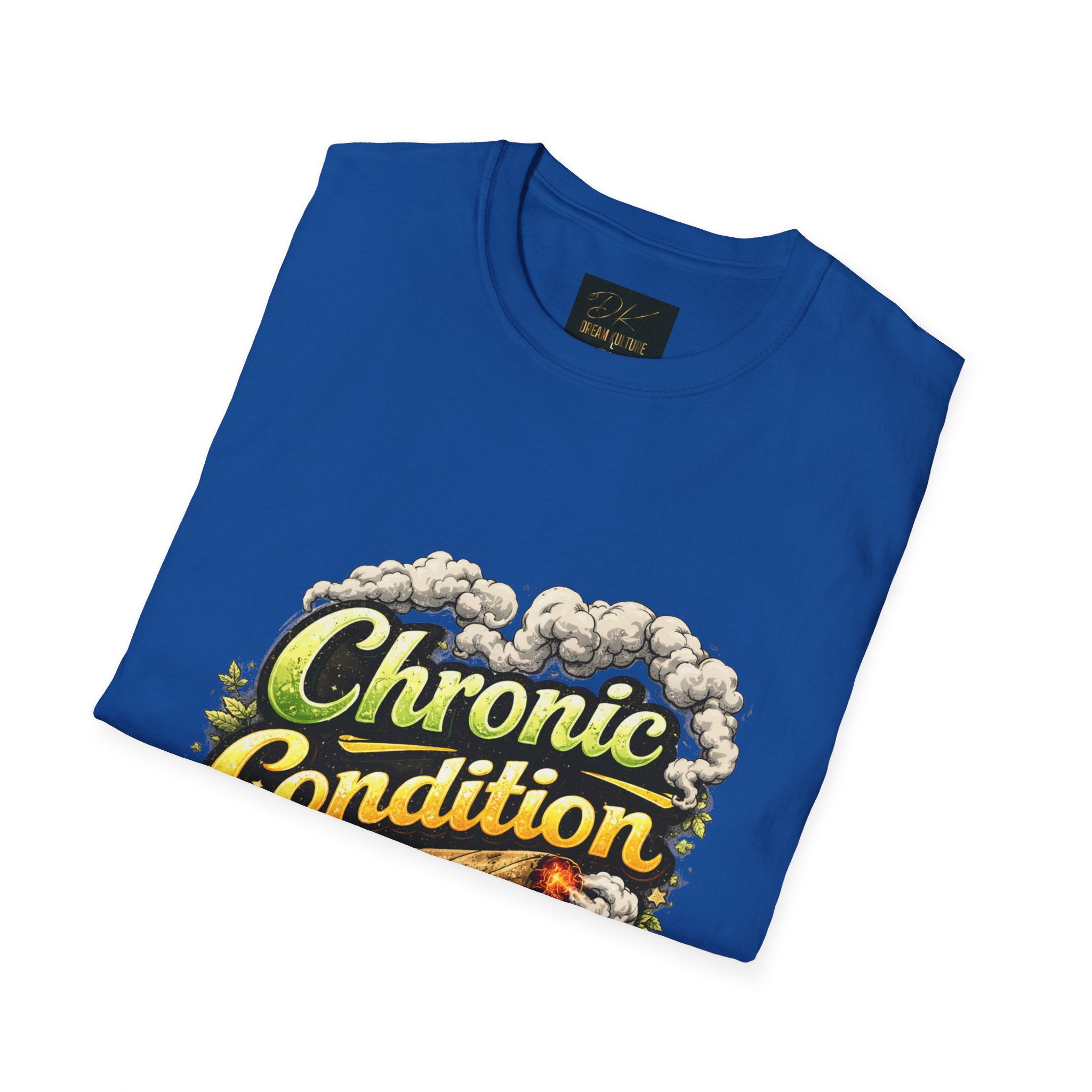 Chronic Condition Graphic Tee — Retro Joint & Smoke Design