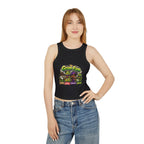Gram Fam Characters Women's Racer Tank Top – Cute Cartoon Family Graphic
