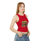 Gram Fam Characters Women's Racer Tank Top – Cute Cartoon Family Graphic