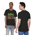 Gram Fam Graphic Tee — Retro Cartoon Family Cannabis Shirt