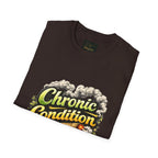Chronic Condition Graphic Tee — Retro Joint & Smoke Design