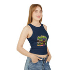 Gram Fam Characters Women's Racer Tank Top – Cute Cartoon Family Graphic